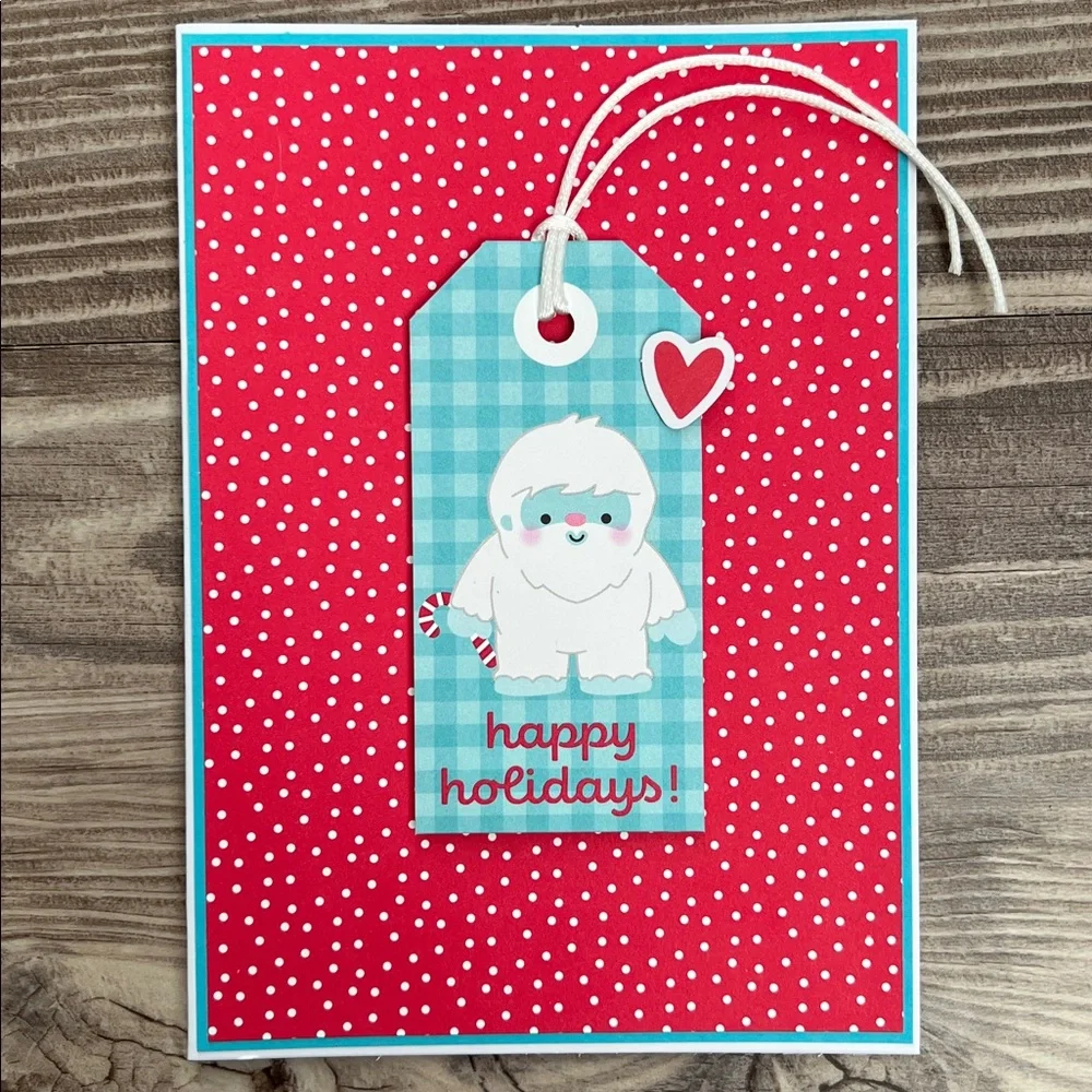 Handmade Christmas and Holiday Cards Set of 10 5”x7” Includes Envelopes